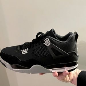 Jordan 4 Black Canvas